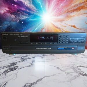 Technics SL-PD5 CD Changer 5 Disc Rotary Changer MASH Optical Output NEW BELTS